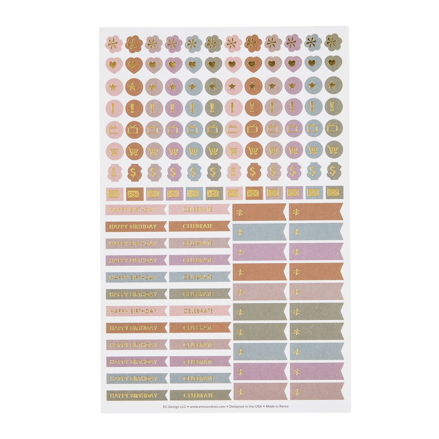 Undated Monthly Petite Planner - Bold Blooms