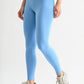 Venice Crossover Waist Leggings: HALOGEN BLUE