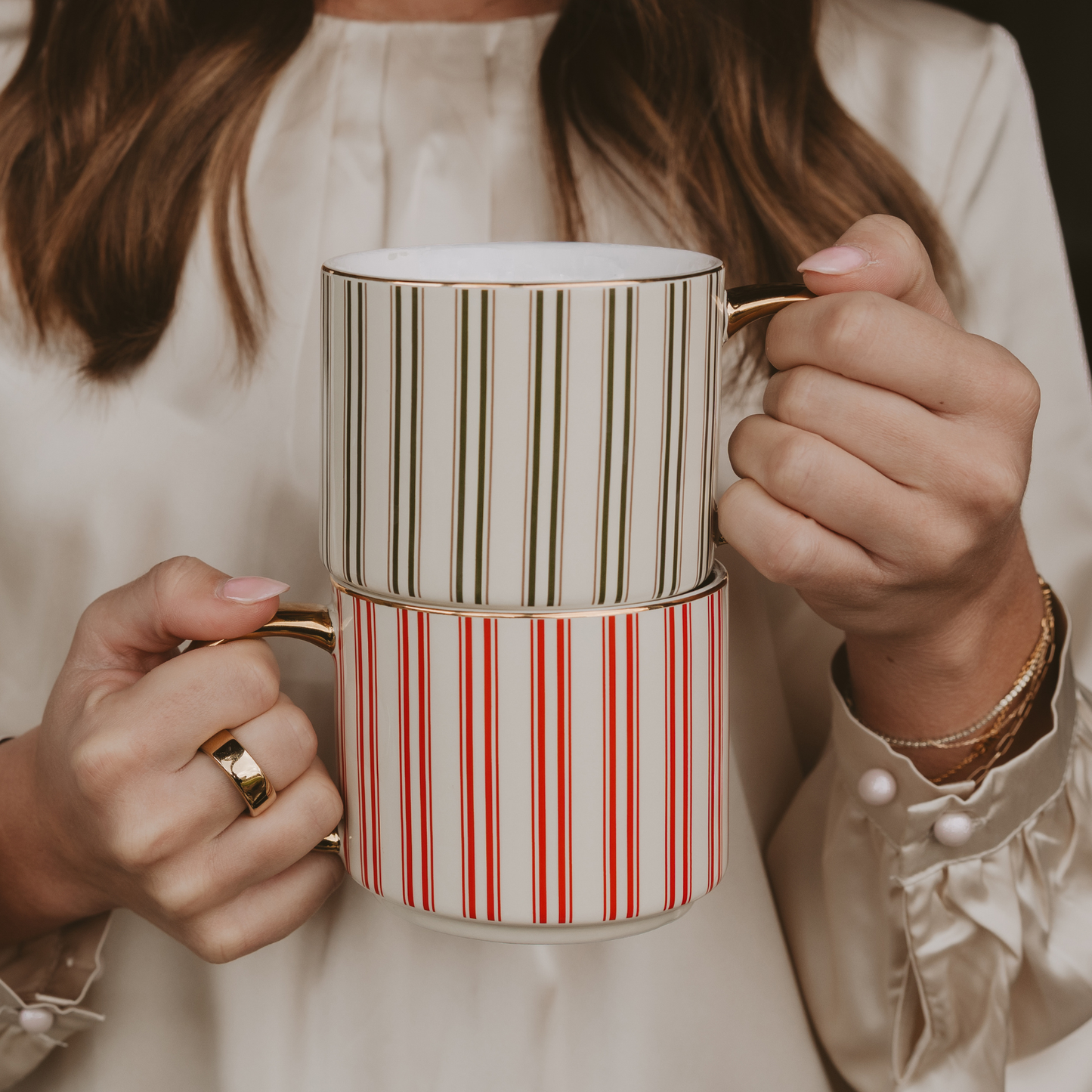 Mug: Green Stripe Coffee Mug