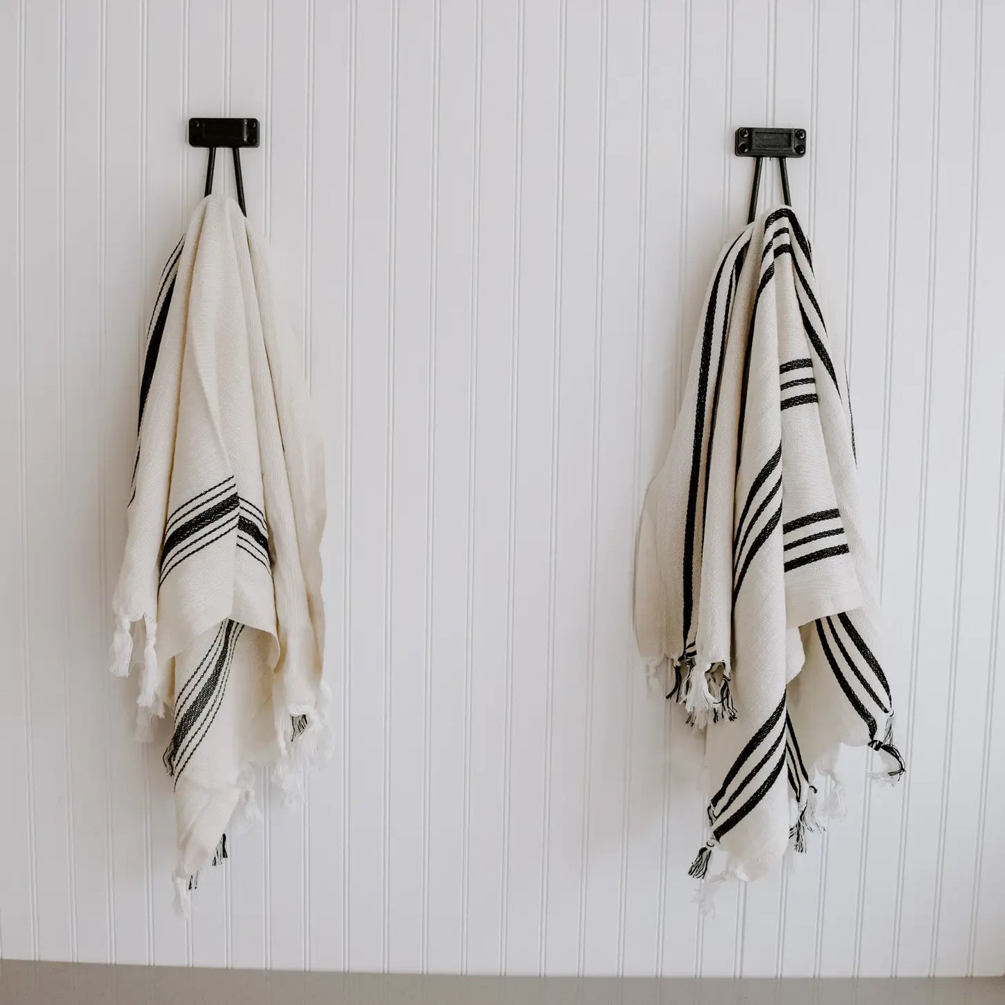 Jordan Turkish Cotton + Bamboo Hand Towel - Three Stripe