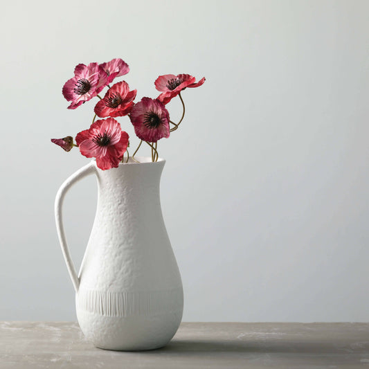 White Stone Pitcher