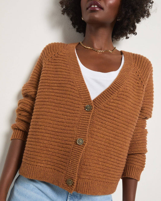 Meadow Cardigan: SEA GRASS