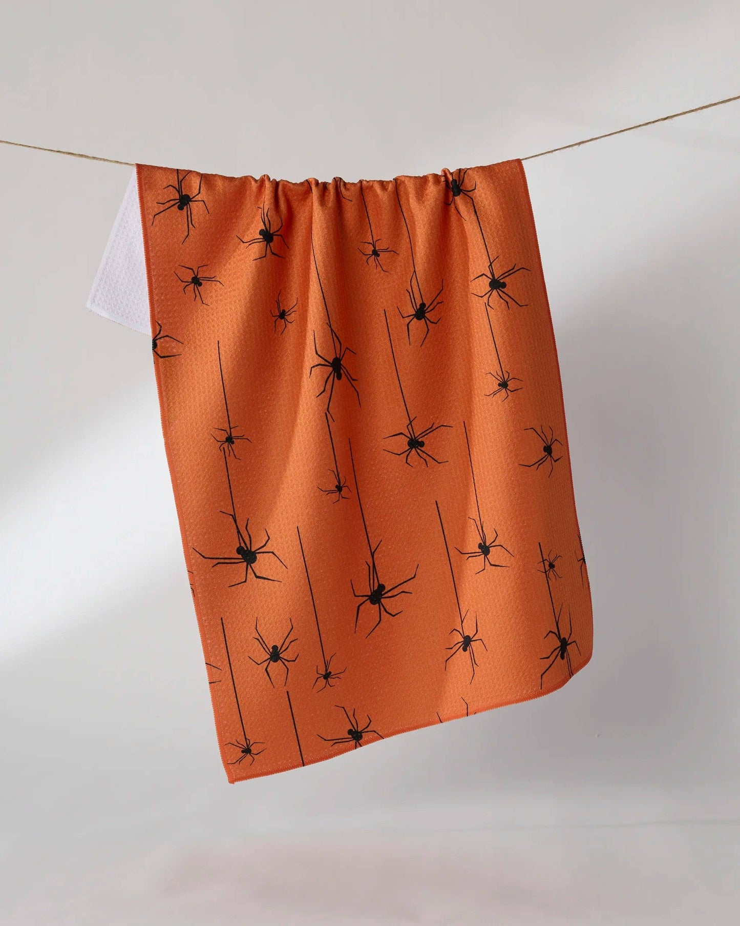 Suspended Tea Towel - Halloween 2026: Orange