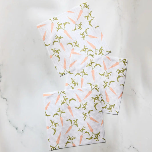 Carrot Toss Dishcloth Set