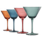 Ripple Martini Glasses: Set of 4