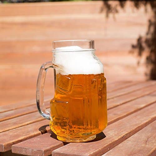 Golf Bag Beer Mug: Clear