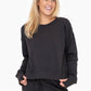 Organic Cotton Blend Crew Neck: NATURAL