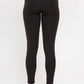 GREEN - Essential Solid Leggings: Black