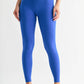 Mono B - Venice Crossover Waist Leggings: DEEP FOREST / S:M:L (2:2:2)
