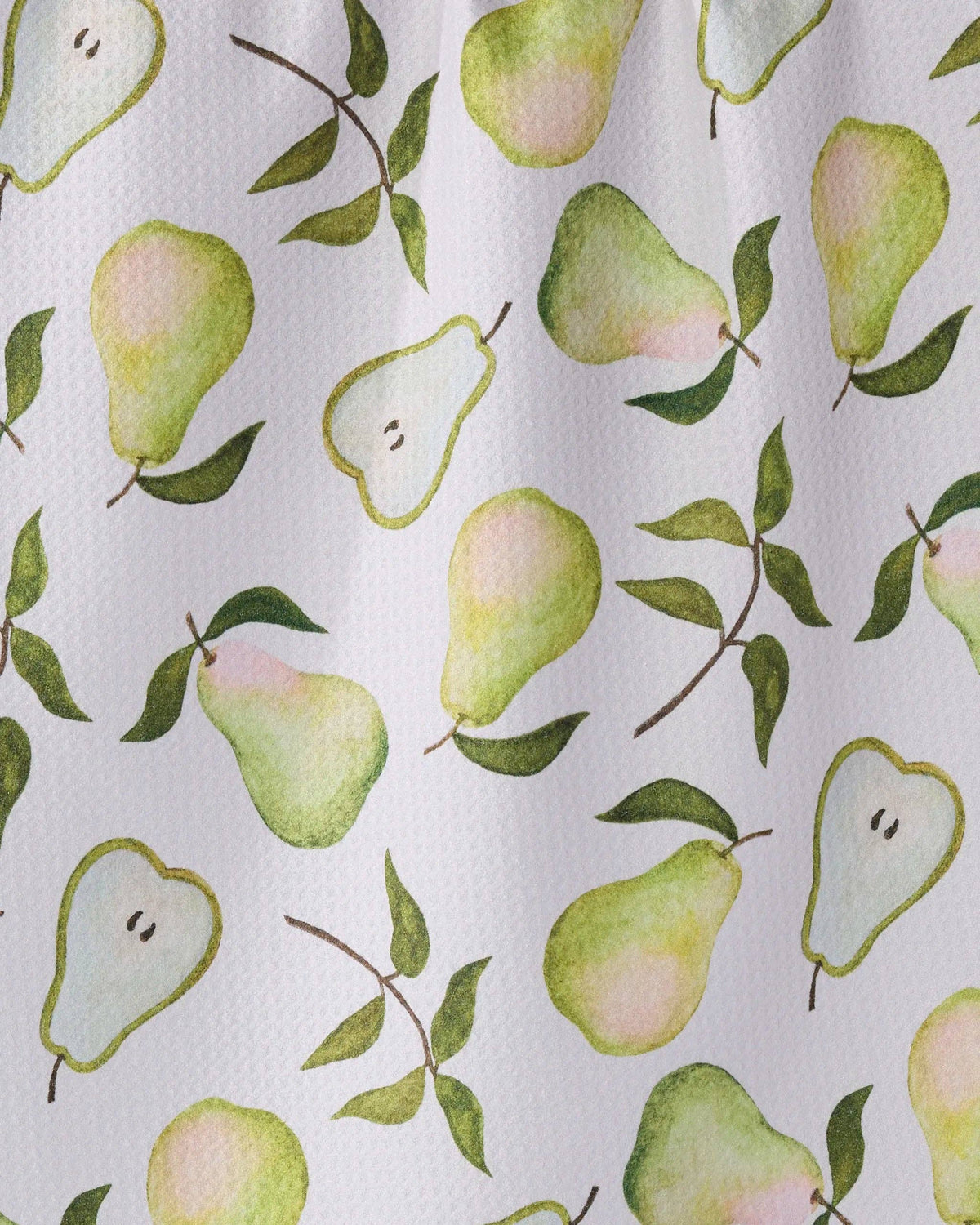 Geometry - Pearwood Tea Towel: Brown