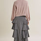 in february - EVERYDAY ESEENTIAL EASY LAYERING BALLOON SLV WAFFLE CARDIGAN: CAMEL / L