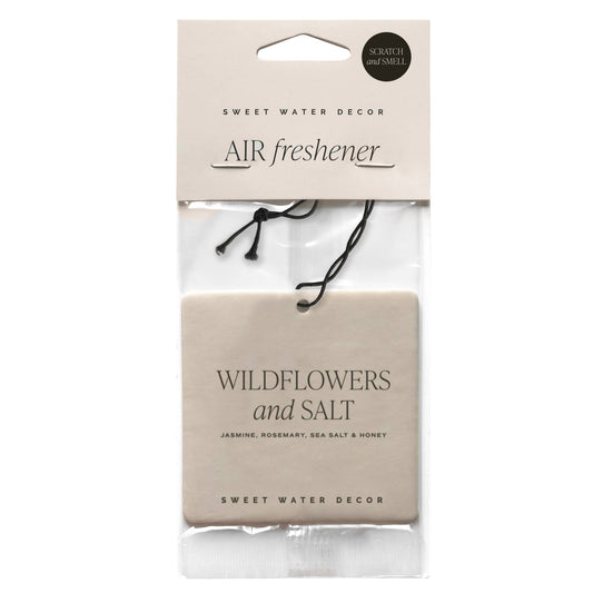 Hanging Air Freshener: WILDFLOWERS & SALT
