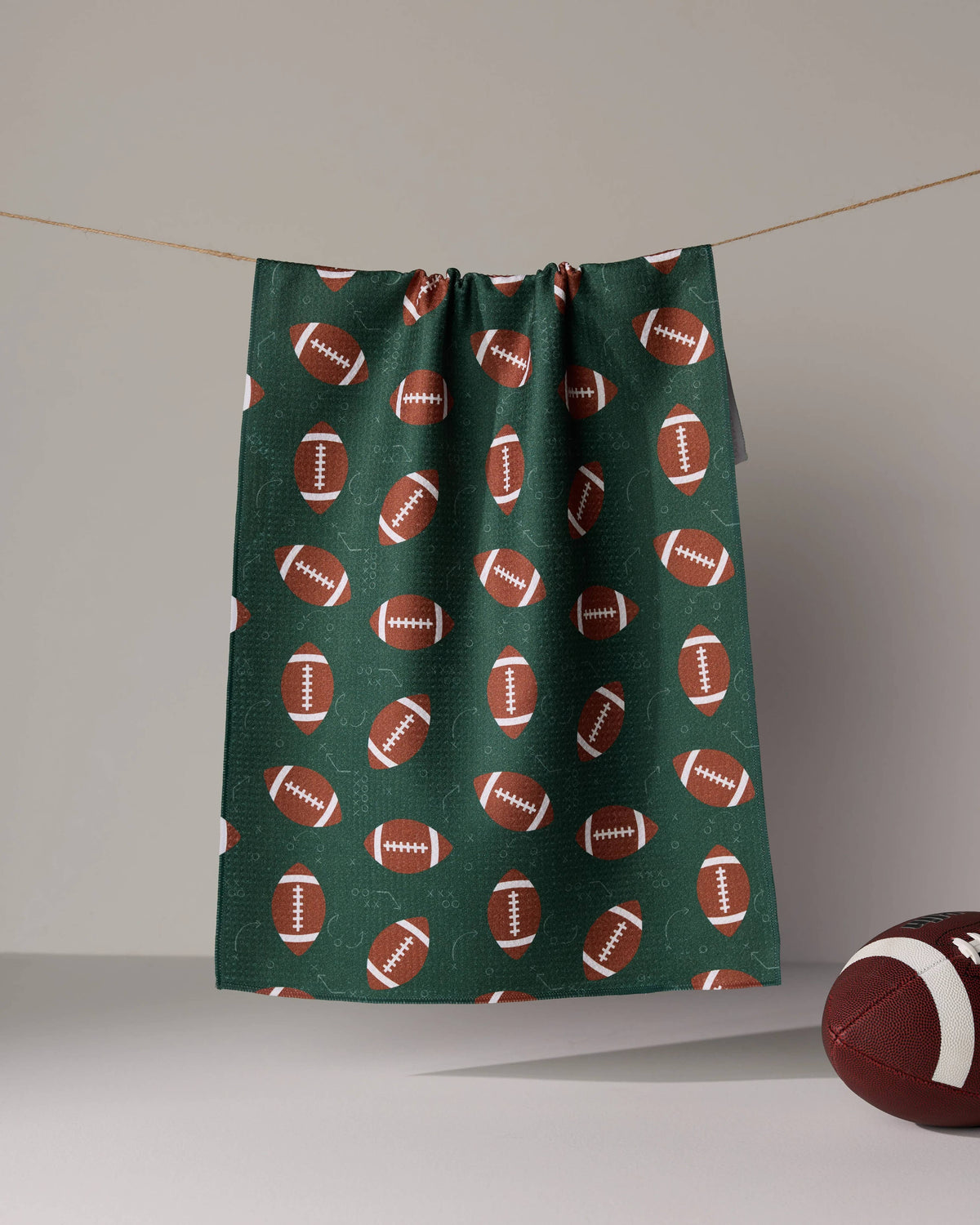 First Down Tea Towel: Football