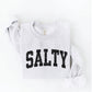 SALTY Graphic Sweatshirt: LIGHT BLUE