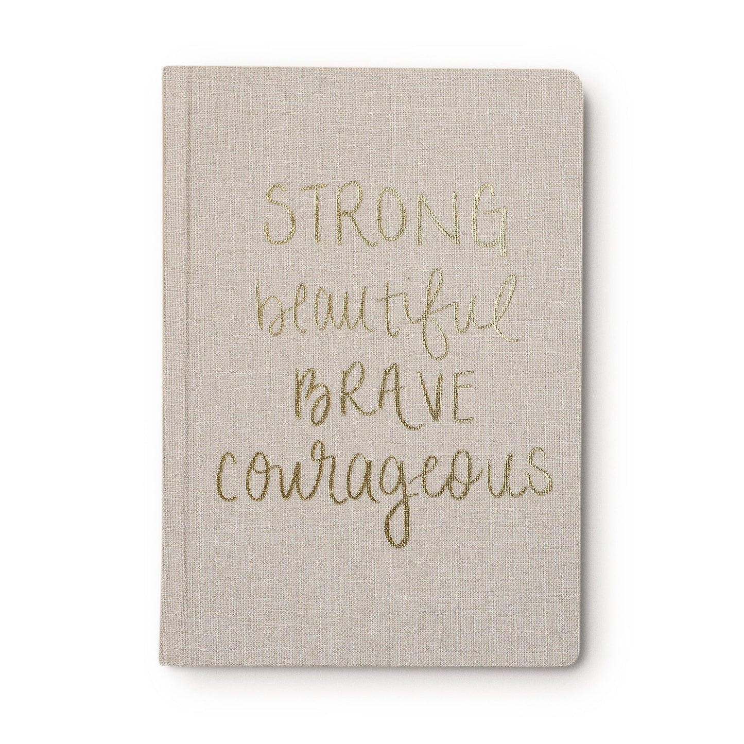 Journal: Strong Beautiful Brave Courageous Fabric Journal