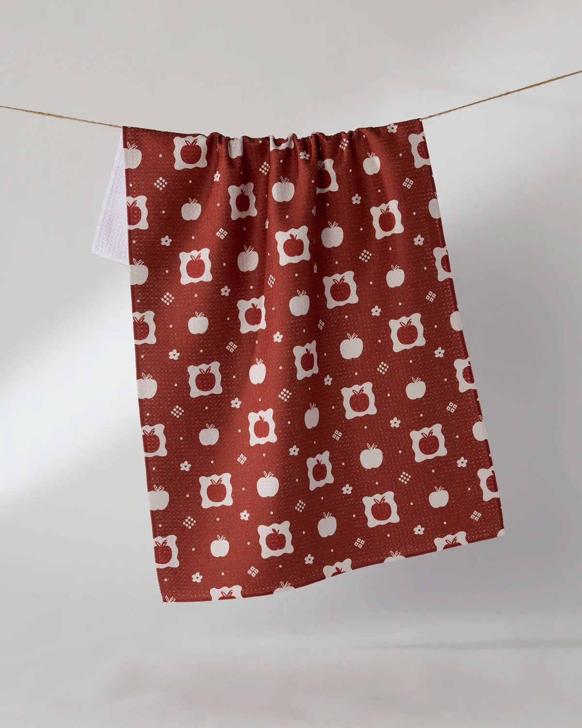 Geometry - Cider Mill Tea Towel: Off White