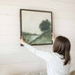 Under the Elm | Fine Art: Dark Brown Frame / 24 inches x 24 inches