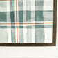 Plaid About You  Festive or Gray | Fine Art: Festive / Light Brown Frame / 24 inches x 24 inches