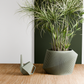 Modern Indoor Planter | Midnight Black / 6 Inches