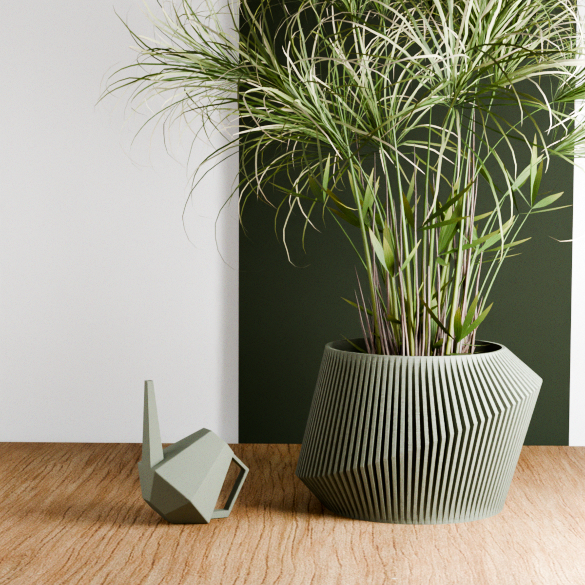 Modern Indoor Planter | Midnight Black / 6 Inches