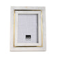 Marble Frame w/ Brass Inlay 4" x 6"
