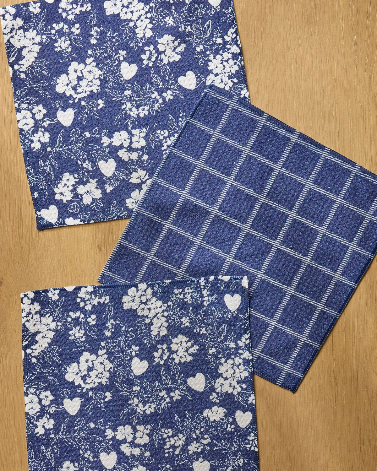 Geometry - Posy Plaid Dishcloth Set