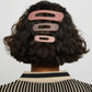 KITSCH - Flat Lay Claw Clip 3pc Flat - Ultra Glossy Terracotta