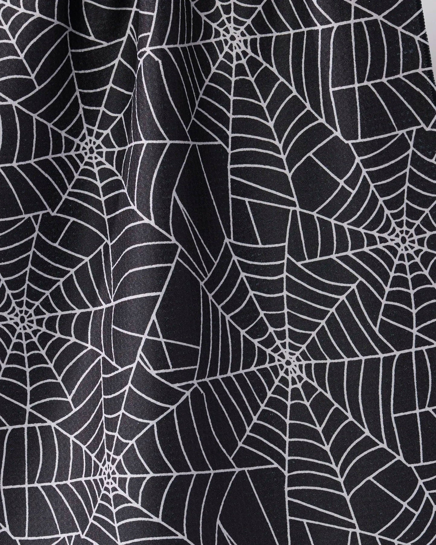 Whisper Web Tea Towel - Halloween 2026: Black