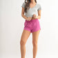 Organic Cotton Fit V-Neck Short Sleeve Shirt: WHITE