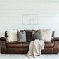 Waymaker | Wall Art: Soft White-Black Text / Light Brown Frame / 24 inches x 16 inches