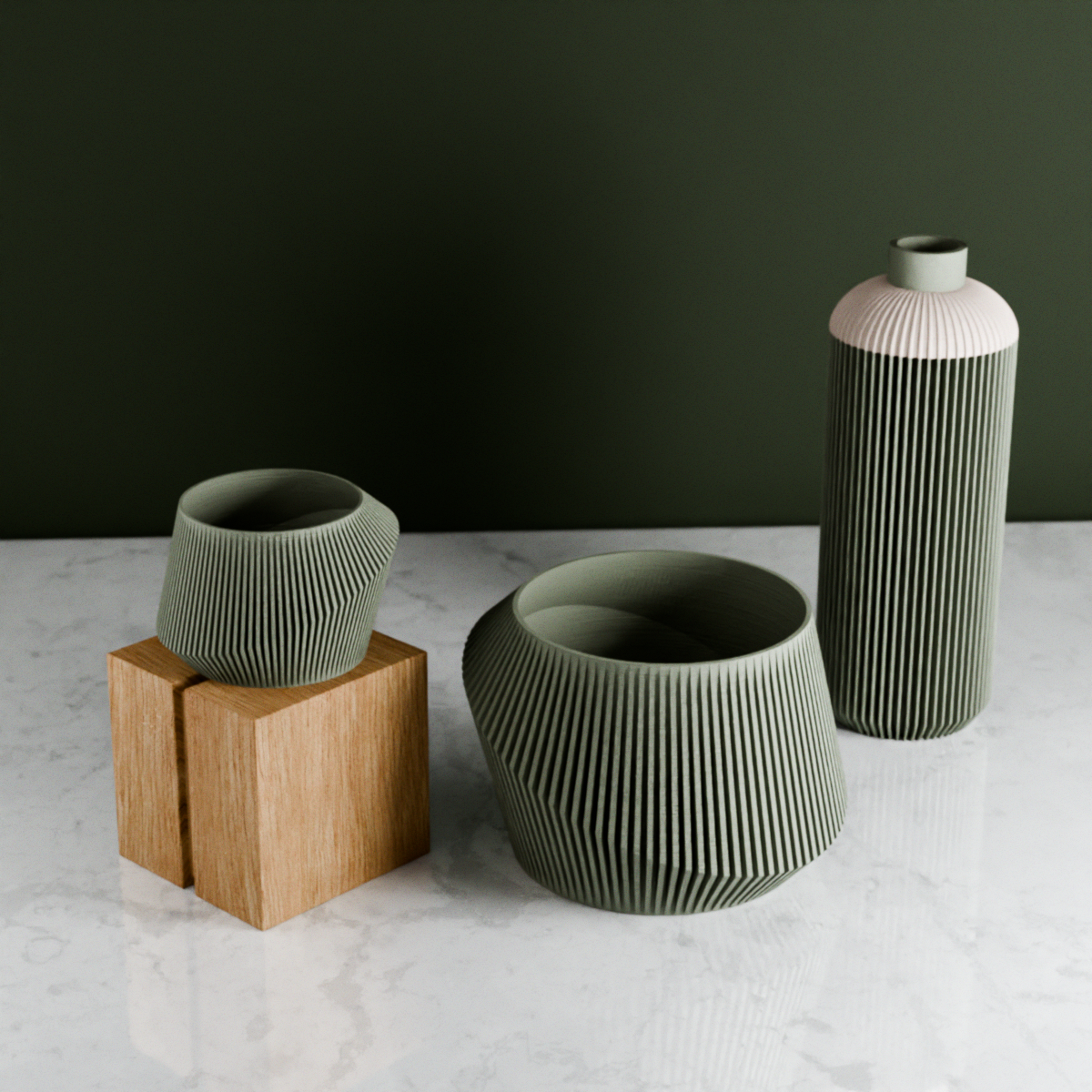 Modern Indoor Planter | Midnight Black / 6 Inches