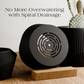 Modern Indoor Planter | Midnight Black / 6 Inches