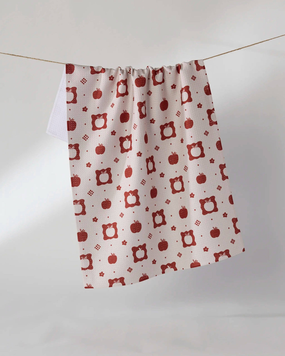 Geometry - Cider Mill Tea Towel: Off White