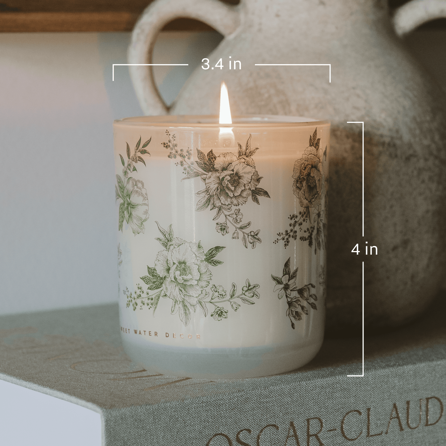 Candle: Green Delft 12 oz Soy Candle