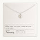 Be The Light Necklace: Sterling Silver