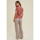 Smoothing Nylon-Spandex Knit Top: PISTACHIO