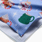 Geometry - Christmas Mugs Tea Towel