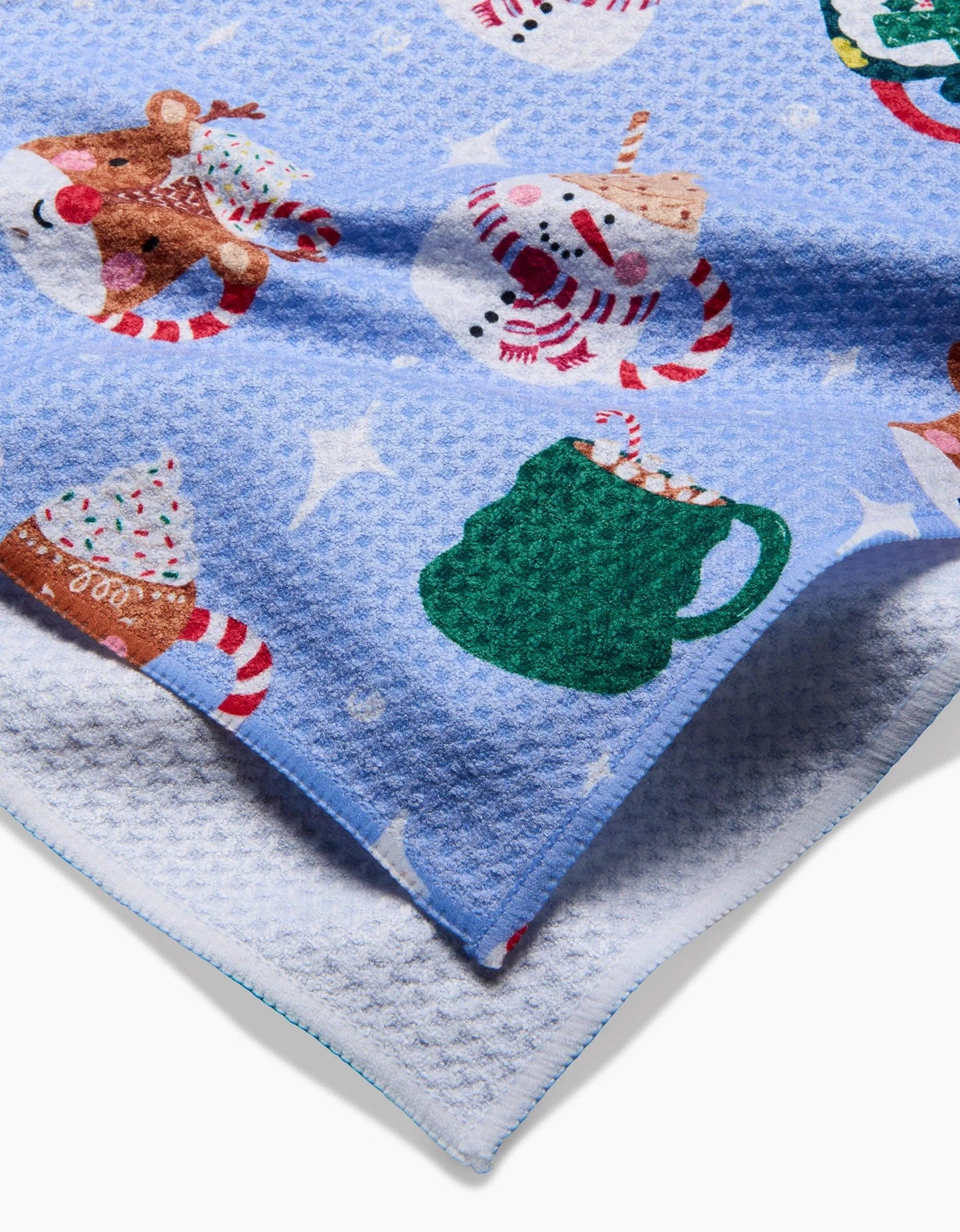 Geometry - Christmas Mugs Tea Towel