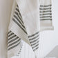 Striped Hand Towel, 6 Black Stripes