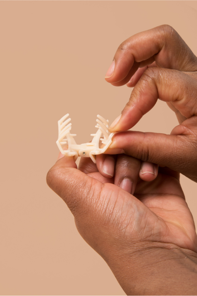 Open Hair Clip | Tiny | COCONUT WHITE