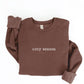 OAT COLLECTIVE - EMBROIDERED COZY SEASON Sweatshirt : VINTAGE WHITE LONG SLEEVE / M