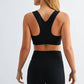 Venice Cloud Light Square Neck Sports Bra: DEEP INDIGO