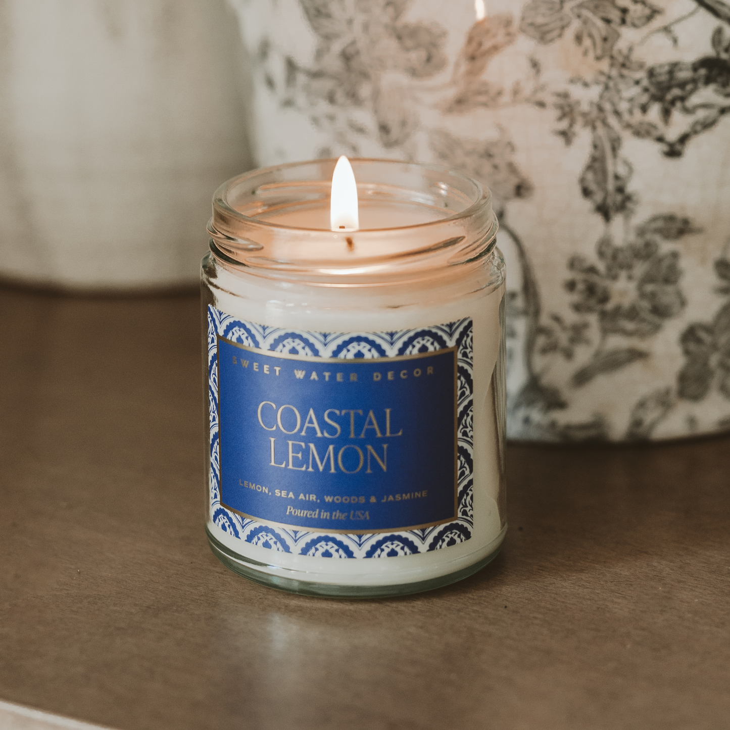 Sweet Water Decor - *NEW* Coastal Lemon 9 oz Soy Candle - Home Decor & Gifts