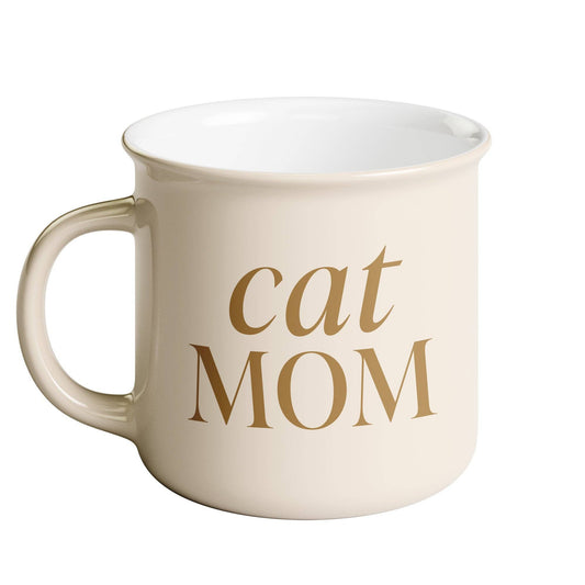 Mug: Cat Mom Campfire Coffee Mug - 11 0z