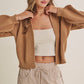 in february - EVERYDAY ESEENTIAL EASY LAYERING BALLOON SLV WAFFLE CARDIGAN: ROSEWOOD / S