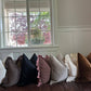 Rennah Collective - Pewter Velvet Pillow Cover: 22x22 Cover Only