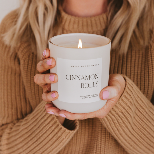 Candle: Cinnamon Rolls 15 oz Soy Candle