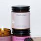 Fresh Linen Essential Oil Beeswax Jar Candle: Non-Toxic