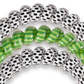 TELETIES - Spiral Hair Coils | Large | Soccer Hair Ties