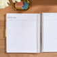 Monthly Planner -Tulipscape cover, Pastel Minimal theme